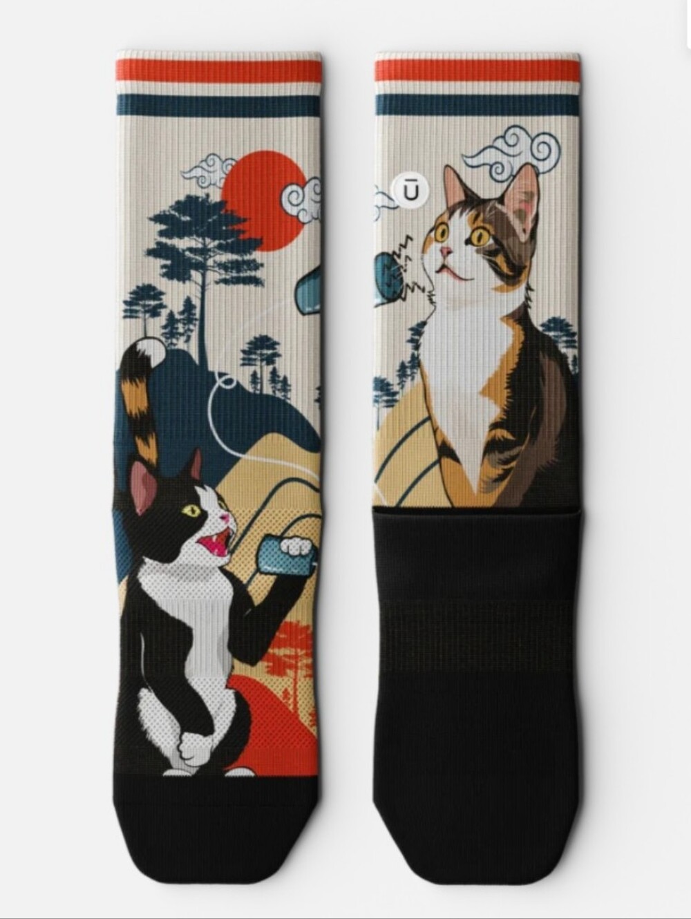 Outway Meow Crew Socks- L/XL